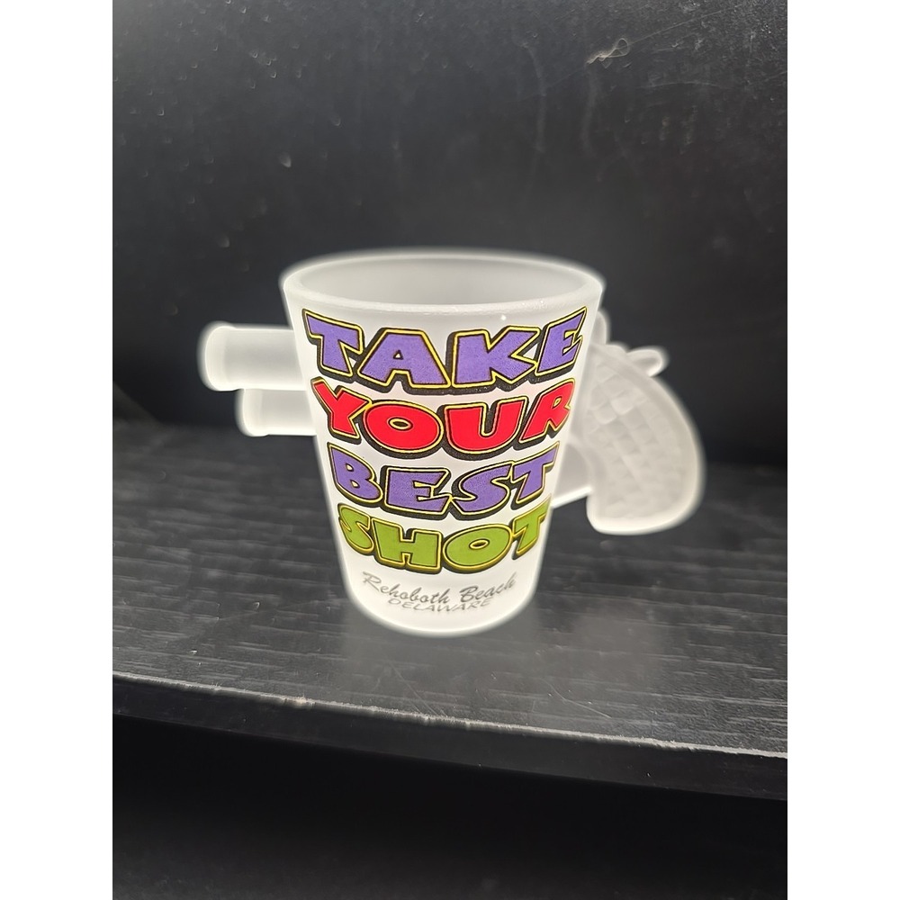 shotglass Take Your Best Shot Gun‎ Shotglass